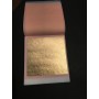 Feuilles d'or collé format 80 x 80mmm vif/foncé