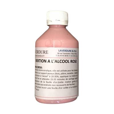 Mixtion à dorer à l'alcool