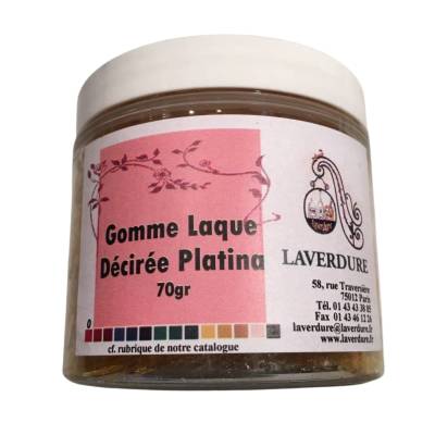 Gomme laque décirée platina