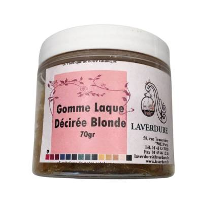 Gomme laque décirée blonde