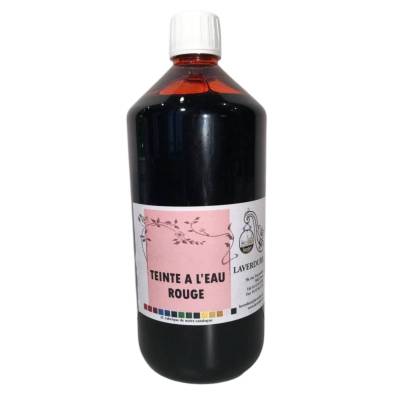 TEINTE A L'EAU ROUGE 1L.