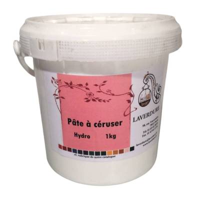 Pâte à céruser hydrosoluble
