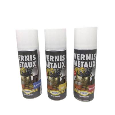 BOMBE VERNIS METAUX INCOLORE BREDAC X 200 ML