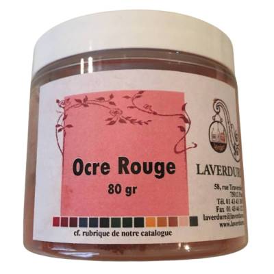 OCRE ROUGE Boite Petit Modèle 80GR