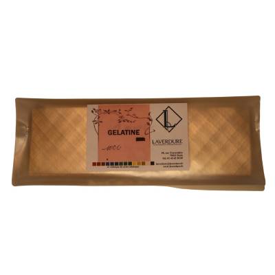 Gélatine fine en feuilles