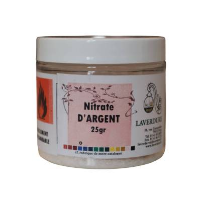 NITRATE D'ARGENT x 25Gr