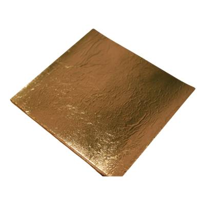 Feuilles de cuivre collé jaune