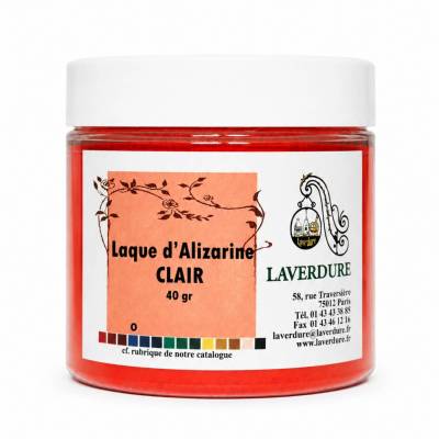Laque d'alizarine claire
