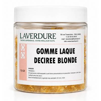 Gomme laque décirée blonde