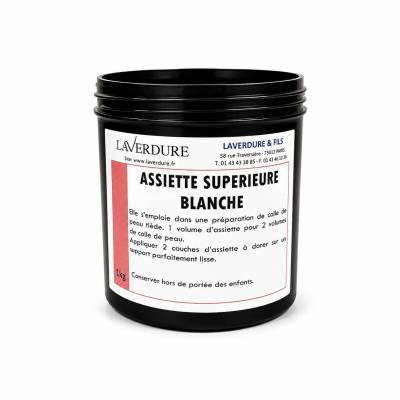 ASSIETTE SUPERIEURE BLANCHE...
